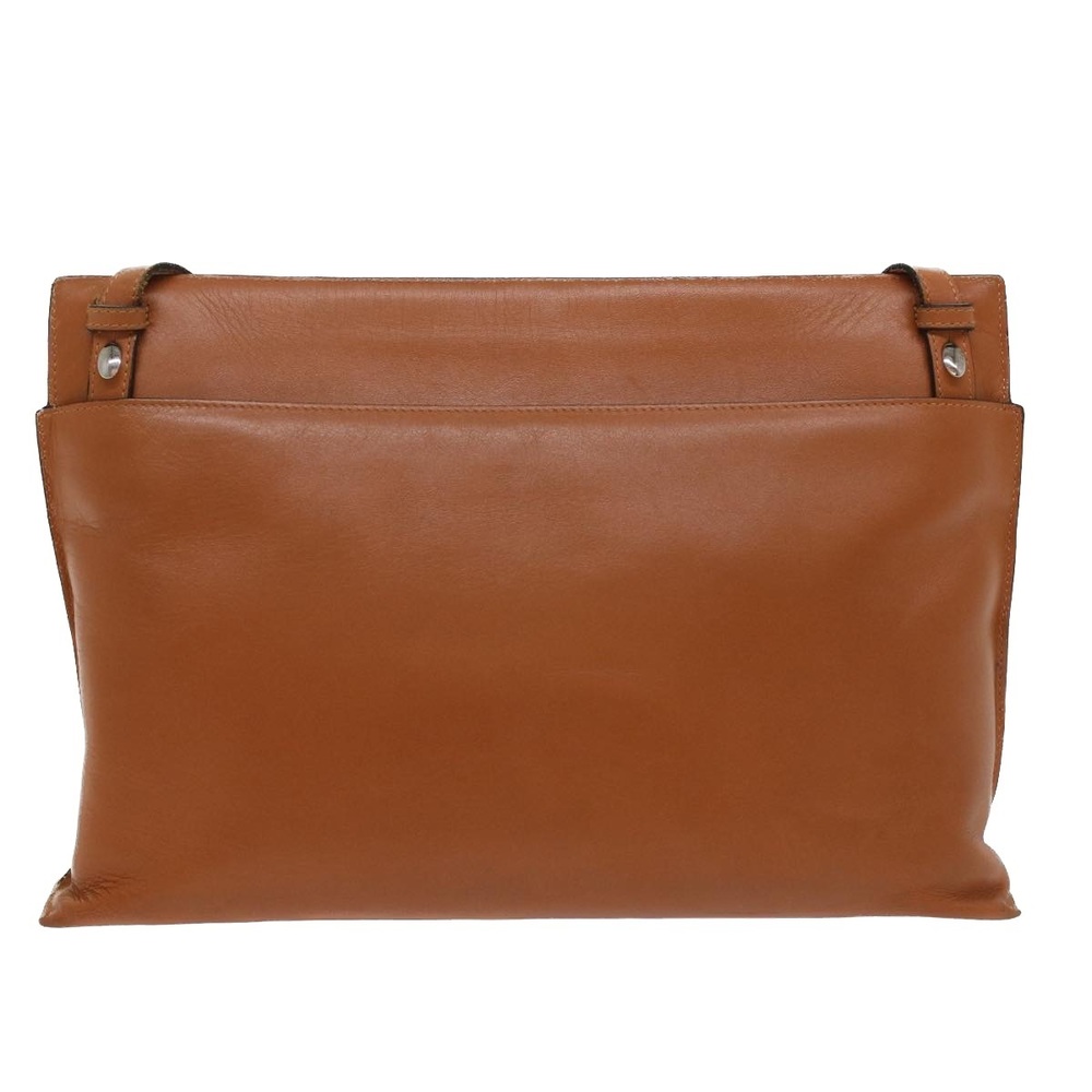 LOEWE Shoulder Bag Leather Brown Auth hk848 - Picture 2 of 16